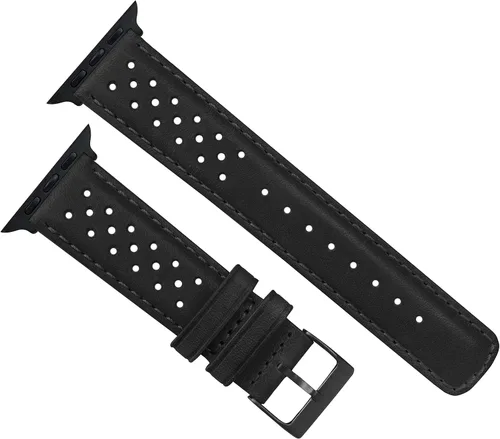 Vista 7 de BARTON WATCH BANDS - Correas de reloj de cuero Horween compatibles con los modelos de Apple Watch - 1, 2, 3, 4, 5, 6, 7, 8, 9, 10, SE, Ultra y Ultra