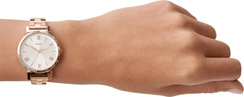 Vista 5 de Fossil Reloj Daisy de cuarzo para mujer de acero inoxidable informal