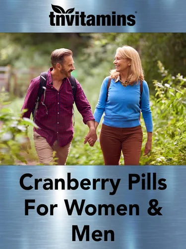 Vista 5 de tnvitamins Pastillas de arándano para mujeres y hombres - 90 cápsulas Apoya la salud del tracto urinario* Suplemento concentrado de arándano