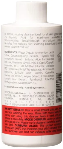 Vista 2 de PRESCRIBEDsolutions Starting Up/Face® – Limpiador Antioxidante Glicólico
