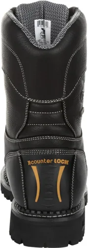 Vista 4 de Georgia Boot Botas de trabajo impermeables de tacón bajo AMP LT Logger para hombre