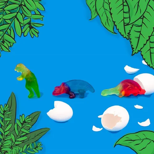 Vista 3 de Haribo - Gomitas de dinosaurios, bolsa de 5 onzas