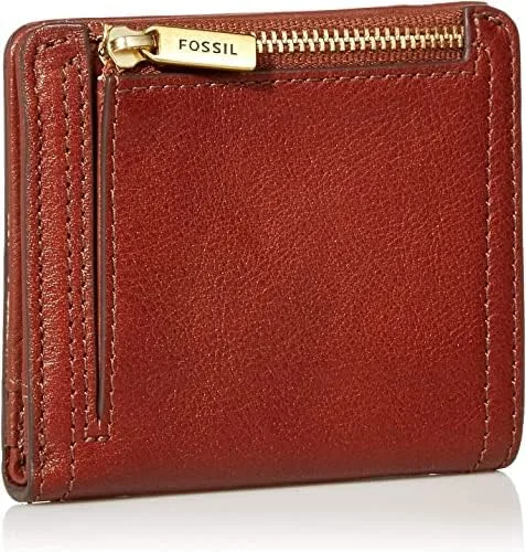 Vista 2 de Fossil Logan - Cartera plegable de cuero con bloqueo RFID para mujer