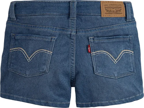 Vista 2 de Levi's Girls' Super Soft Denim Shorty Shorts