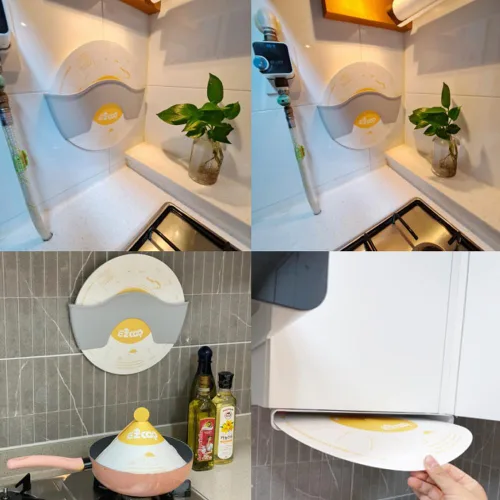 Vista 7 de Easy Cap - Tapas de papel desechables para sartenes, protector de salpicaduras de aceite, cubierta antigrasa, ajuste universal para prueba