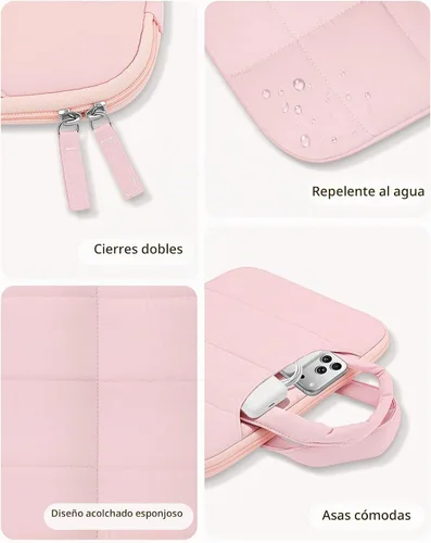 Vista 4 de FINPAC Funda para portátil MacBook Neo 13 pulgadas MacBook Air 13.6" Rosa