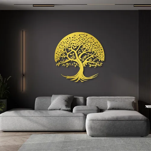 Vista 6 de Arte de pared de metal árbol de la vida, decoración de pared de árbol de la vida, arte de pared de árbol de la vida, decoración de pared de árbol