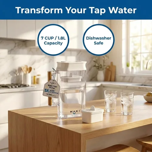Vista 2 de Filtro de agua Nakii de larga duración, filtrado rápido con tecnología patentada ACF tecnología militar.