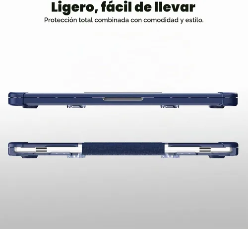 Vista 6 de Funda Batianda para MacBook Air de 15 pulgadas, modelo 2025 con chip M4, versiones 2024 y 2023, modelos A3241 A3114 (M3) / A2941 (M2) - Diseño