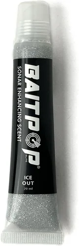 Vista 8 de Bait Pop Black & Blue - Intensificador de sonar vivo perfumado con escamas de destellos de 0.5 onzas