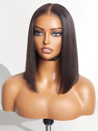 Vista 25 de Luvme Hair Ultra Confortable, de Colocación Rápida y Fácil, Corte Pixie Corto con Flequillo de 12.7 cm, con Tapa de Algodón Amistosa con la Piel