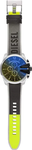 Vista 5 de Diesel Mega Chief - Reloj de cuarzo con cronógrafo de acero inoxidable para hombre