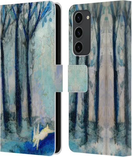 Vista 10 de Head Case Designs Officially Licensed Wyanne Half Light Nature 2 Leather Wallet Case Compatible with Samsung Galaxy S23+ 5G