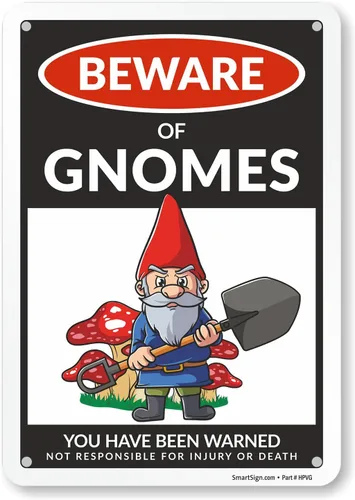Vista 11 de SmartSign Funny Beware Of Bearded Dragons - Letrero de advertencia de 10 x 7 pulgadas, aluminio laminado sin óxido de 40 mil, letreros de metal
