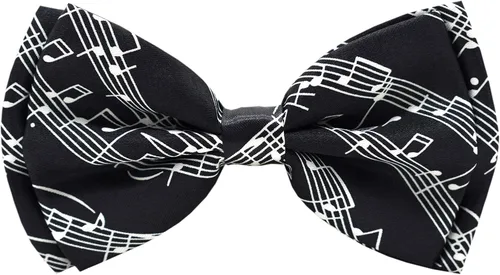 Vista 36 de Pajaritas preatadas hechas a mano para hombre con diseño elegante M126