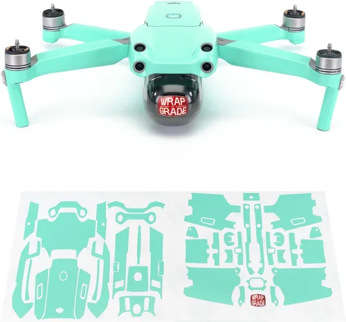 Vista 8 de Wrapgrade Unidad Principal Skin DJI Compatible con DJI Air 2S (AMRY GREEN)