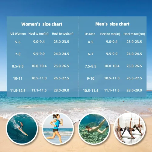 Vista 7 de ATHMILE Zapatos de agua de secado rápido para natación, playa, yoga, deportes, camping, accesorios para piscina o parque para mujeres, hombres