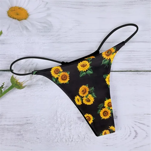 Vista 4 de Tangas sexy de tanga para mujer, traviesas para sexo, cintura baja, correas elásticas en T, ropa interior cómoda y suave, tangas de bikini