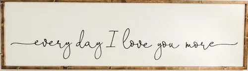 Vista 7 de BERANT Letreros de madera con texto en inglés «We Decided To Forever» para decoración del hogar, casa de campo, 4 x 16 pulgadas Letrero de madera_02