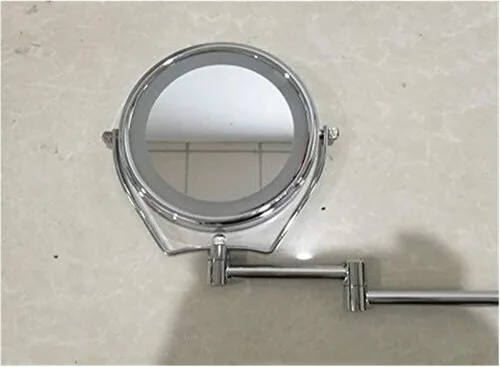 Vista 3 de Bathroom Vanity Mirrors Illuminated Makeup Mirror Wall Mounted Makeup Mirror 7X Magnification 8'Two-Sided Swivel Extendable