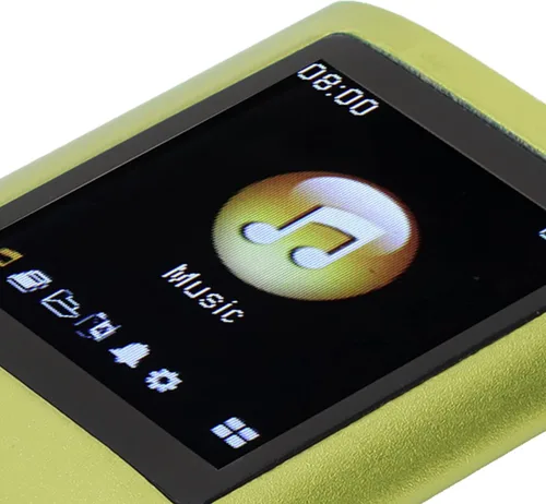 Vista 8 de Reproductor de MP3, reproductor con pantalla LCD de 1.8 pulgadas, mini puerto USB, grabadora de voz digital clásica delgada con radio FM, altavoz