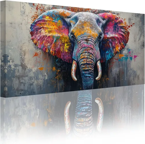 Vista 13 de Unbruvo Arte de pared motivacional para oficina, lienzo grande de 40 x 20 pulgadas con citas inspiradoras, impresiones de actitud motivacional