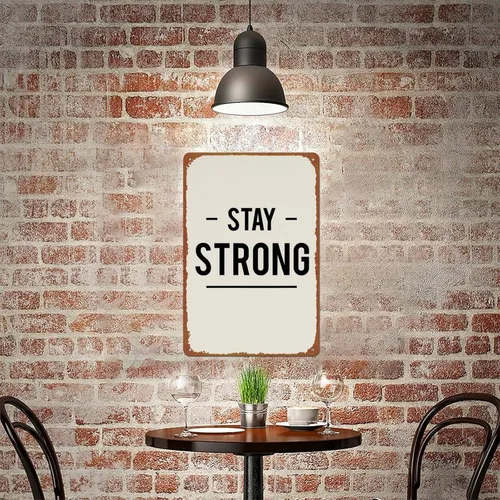 Vista 7 de Interesting Metal Sign Small Wins Poster Wall Art For Room Garage Coffee Bar Decor 8x12 inches