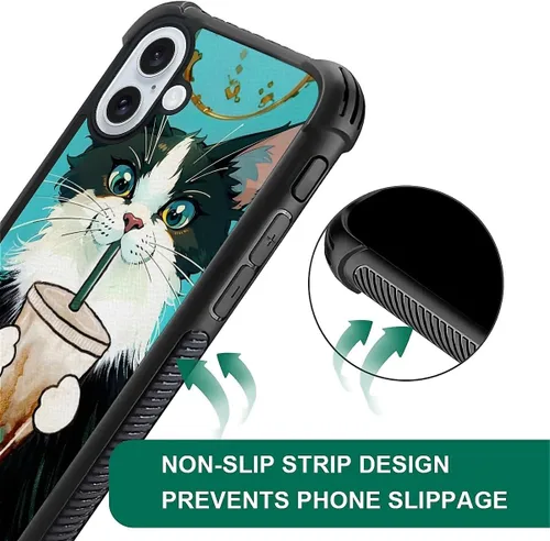 Vista 562 de Funda compatible con iPhone 15, diseño de elefantes africanos, diseño increíble a prueba de golpes, antiarañazos, carcasa trasera de policarbonato