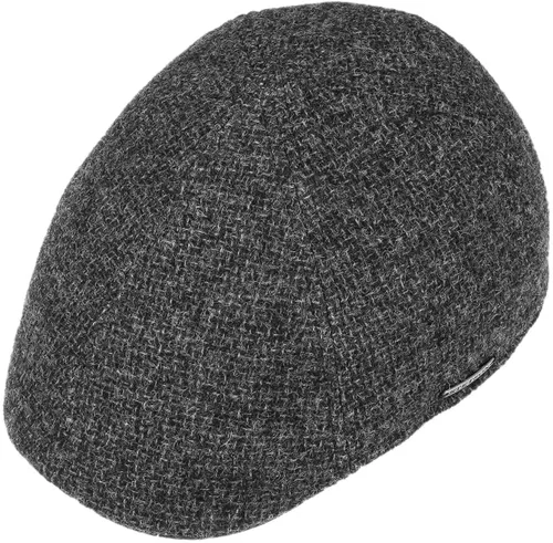 Vista 4 de Stetson Texas Classic - Gorra plana de lana para hombre, forro de algodón, ajuste delgado, 6 paneles, otoño e invierno