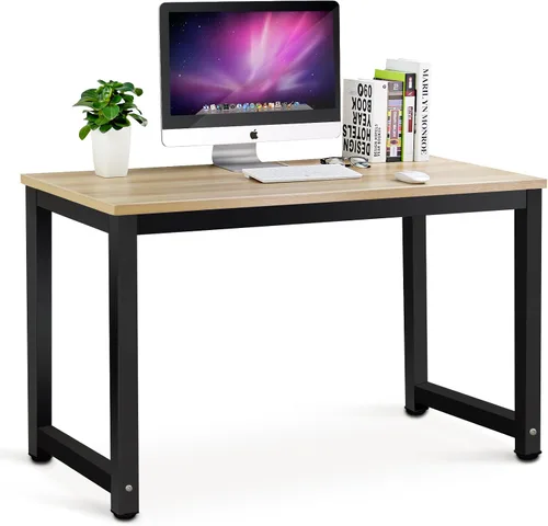 Vista 15 de Mesa para computadora Tribesigns moderna estilo sencillo para PC, portátil, estudio, moderna estación de trabajo para el oficina en casa