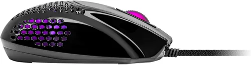 Vista 4 de Cooler Master MM720 RGB-LED Claw Grip - Mouse para juegos con cable - Carcasa ultraligera de 166 onzas de panal sensor óptico de 16000 DPI 70
