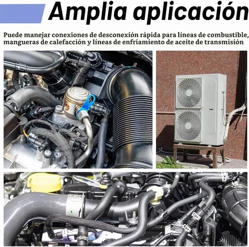 Vista 6 de Juego de herramientas de desconexión de línea de combustible de 11 piezas, herramienta de extracción de línea de combustible de 3/8 5/16 1/4 3/16