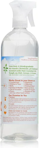 Vista 4 de Natural Flower Power - Limpiador multiusos, espray de limpieza multisuperficie, aerosol de encimera, no tóxico, sin humos agresivos ni productos