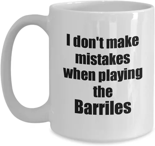 Vista 9 de I Don't Make Mistakes When Playing The Barriles Mug Hilarious Musician Quote Funny Gift Coffee Tea Cup 11 oz