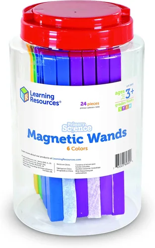 Vista 4 de Learning Resources Varitas magnéticas, exploración científica, habilidades de observación, juego de 24, a partir de 5 años