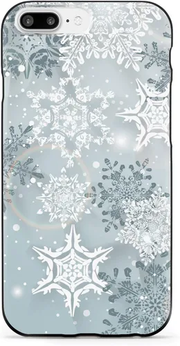 Vista 12 de Inspired Cases - Funda con textura 3D para iPhone Xs Max - Funda protectora de goma para iPhone Xs Max de Apple - Copos de nieve de invierno