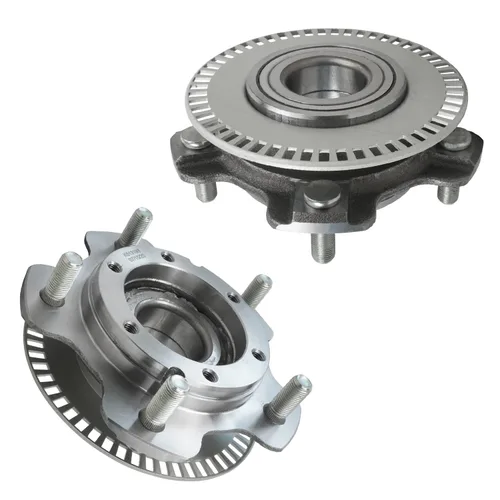 Vista 52 de Detroit Axle - Par de cojinetes de rueda delantera/trasera para Ford Edge 11-14, 09-19 Flex, 13-19 Police Interceptor Sedan, 14-18 Police Sedan