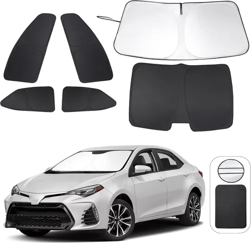 Vista 24 de TINGLU Persianas de ventana para Honda CR-V 2023-2026, accesorios para ventanas laterales de automóvil, parabrisas triangular, parasol para rayos UV