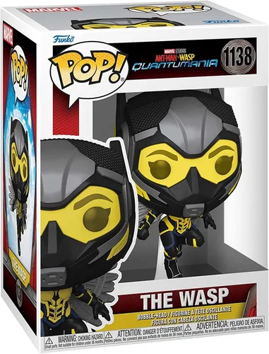 Vista 2 de Funko Pop! Vinyl Marvel: Ant-Man Quantumania - Avispa - 1/6 probabilidades para variante de persecución rara - Figura de vinilo coleccionable - Idea