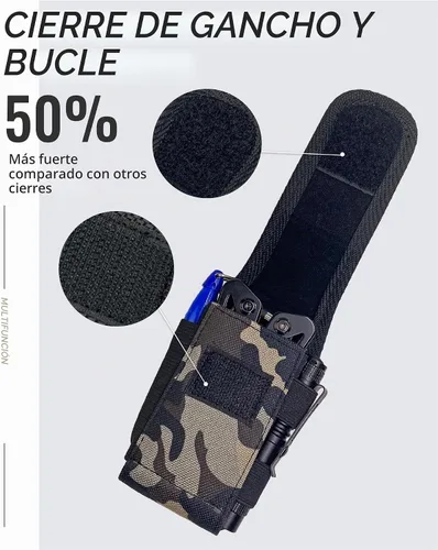 Vista 4 de Funda multiherramienta, funda multiherramienta para cinturón, funda multiherramienta, soporte para cinturón de bolsillo, bolsa de herramientas