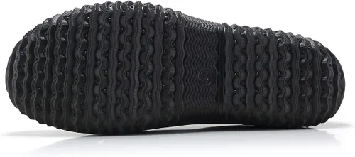 Vista 4 de YUKTOPA Zuecos de trabajo impermeables antideslizantes para hombre y mujer, resistentes al aceite, zapatos de chef de seguridad, zapatos de trabajo