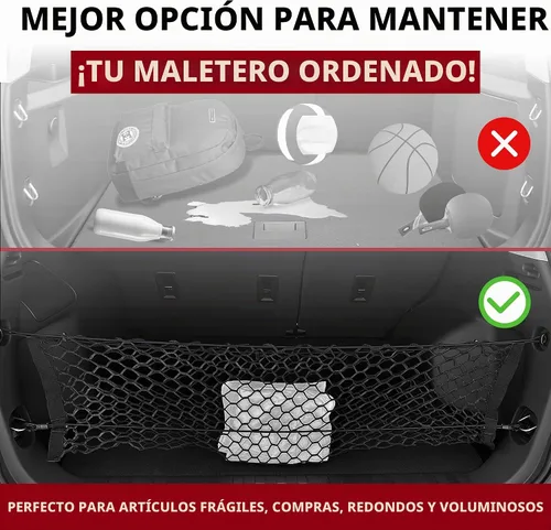 Vista 5 de Red de carga de malla para maletero estilo sobre para GMC Terrain 2018-2025 – Accesorios de coche – Organizadores de maletero y almacenamiento