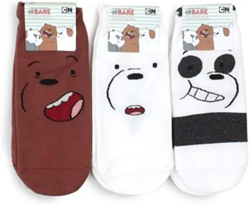 Vista 2 de We Bare Bears - Calcetines con licencia oficial 3 pares