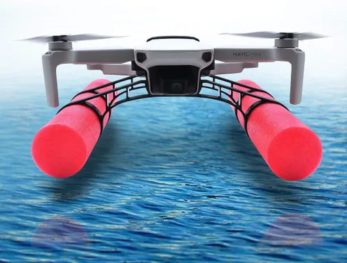 Vista 7 de AUTOKAY Tren de aterrizaje flotante Compatible con accesorios de dron DJI Mavic Mini, piezas de marco de flotabilidad