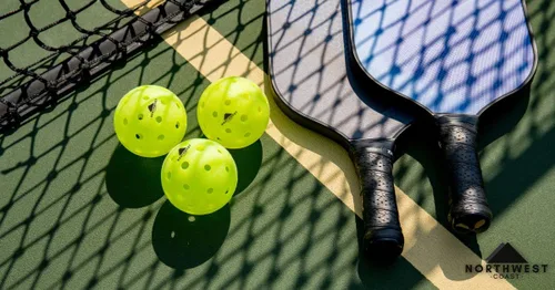 Vista 6 de Pickleballs sin costuras para exteriores - Paquete de 4