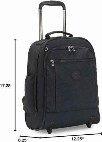 Vista 7 de Kipling Gaze - Mochila grande con ruedas para mujer, Tonal azul real