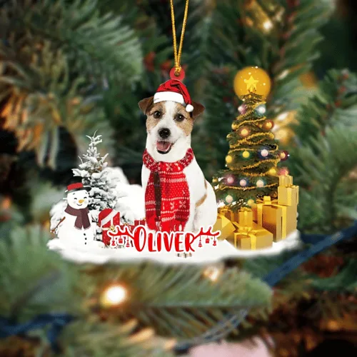 Vista 19 de NAZENTI Adorno personalizado de gato abisinio con árbol de pino, adorno de Navidad personalizado para perros amantes de las mascotas, colgante