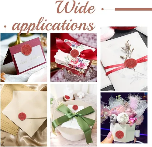 Vista 6 de PH PandaHall Sello de cera de cruz de Pascua, sello de sellado cruzado vintage, sellos de cera retro para adornos de boda, invitaciones de fiesta