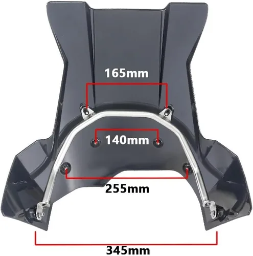 Vista 3 de GLoyer Motorcycle Windshield Motorcycle Windshield Windscreen Compatible with BMW F800GS F650GS F 800 650 GS 2008-2016 Wind Shield Screen Deflector