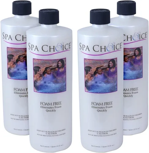 Vista 7 de SpaChoice Bañera de hidromasaje sin espuma de alta calidad de 1 pinta antiespuma, fabricada en Estados Unidos Quickly Eliminates Foam In Spas, Hot